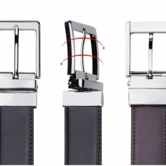 Genuine Leather Belt Black - Picture 7 of 9